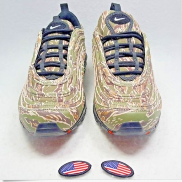Nike Air Max 97 Premium QS USA Sneakers Camo - Picture 5 of 7